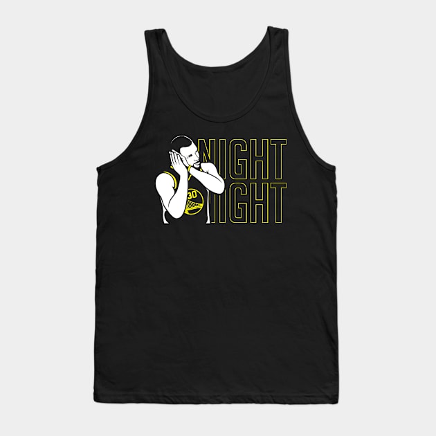 Stephen Curry Night Night Tank Top by rezaalfarid